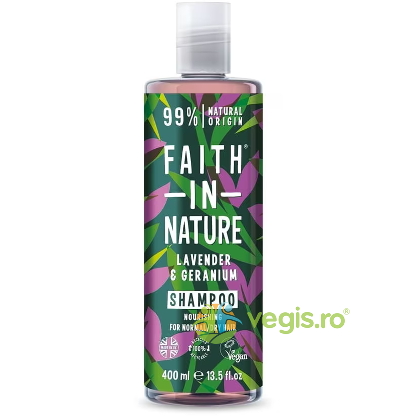 Oferte la Sampon Natural Nutritiv pentru Par Normal si Uscat cu Lavanda si Muscata 400ml