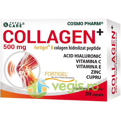 Oferte la Colagen Hidrolizat Peptide (Collagen+Fortigel ® B) 500mg 30cps