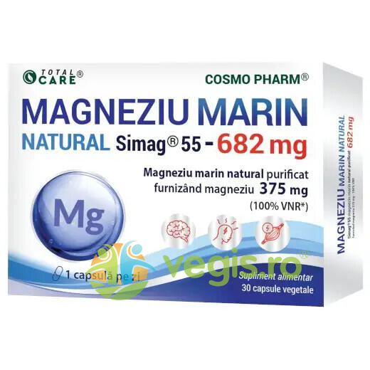 Oferte la Magneziu Marin Natural Simag®55 682mg 30cps