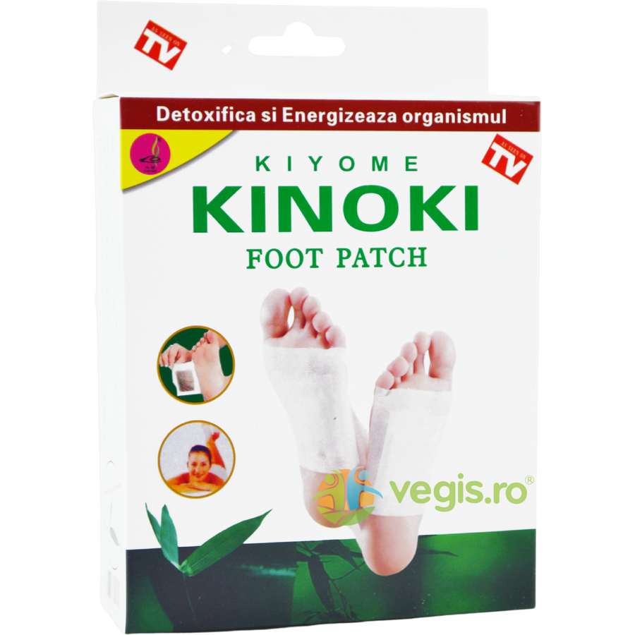 Oferte la Plasturi Detoxifianti Kinoki pentru Talpi 6cmx8cm 10buc