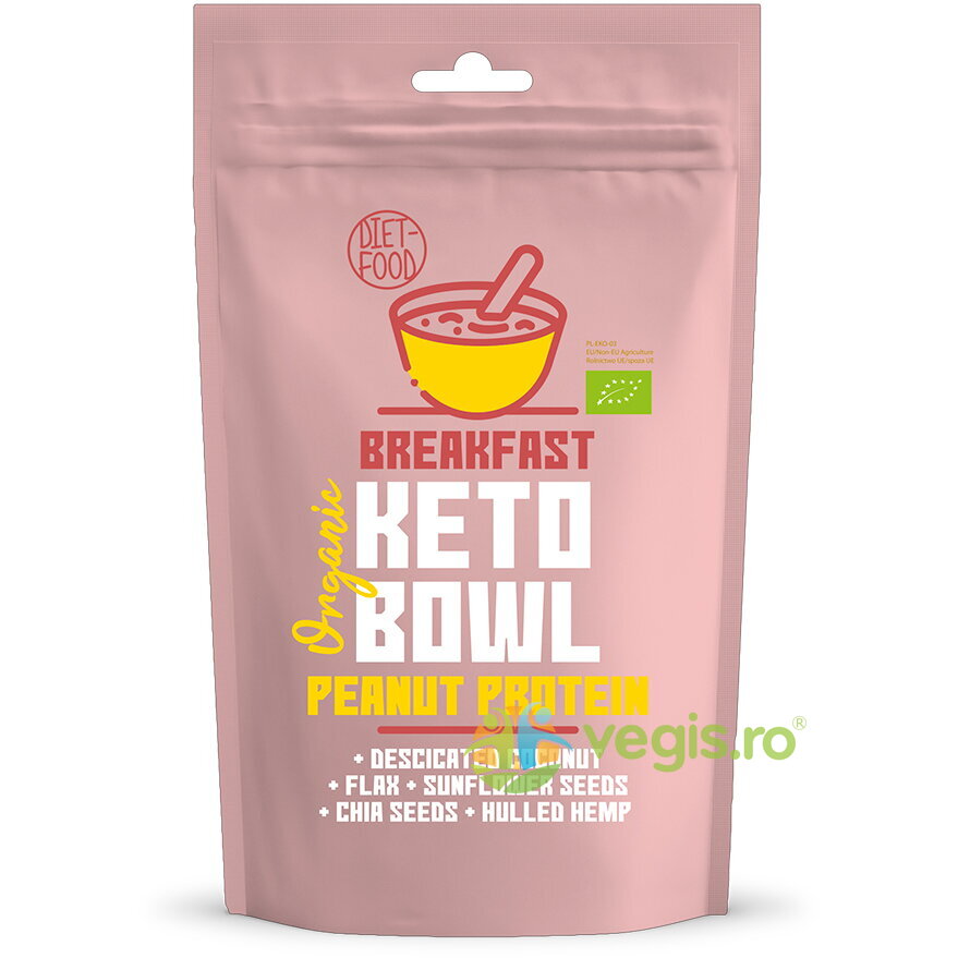 Oferte la Proteina din Arahide Keto Bowl Ecologica/Bio 200g