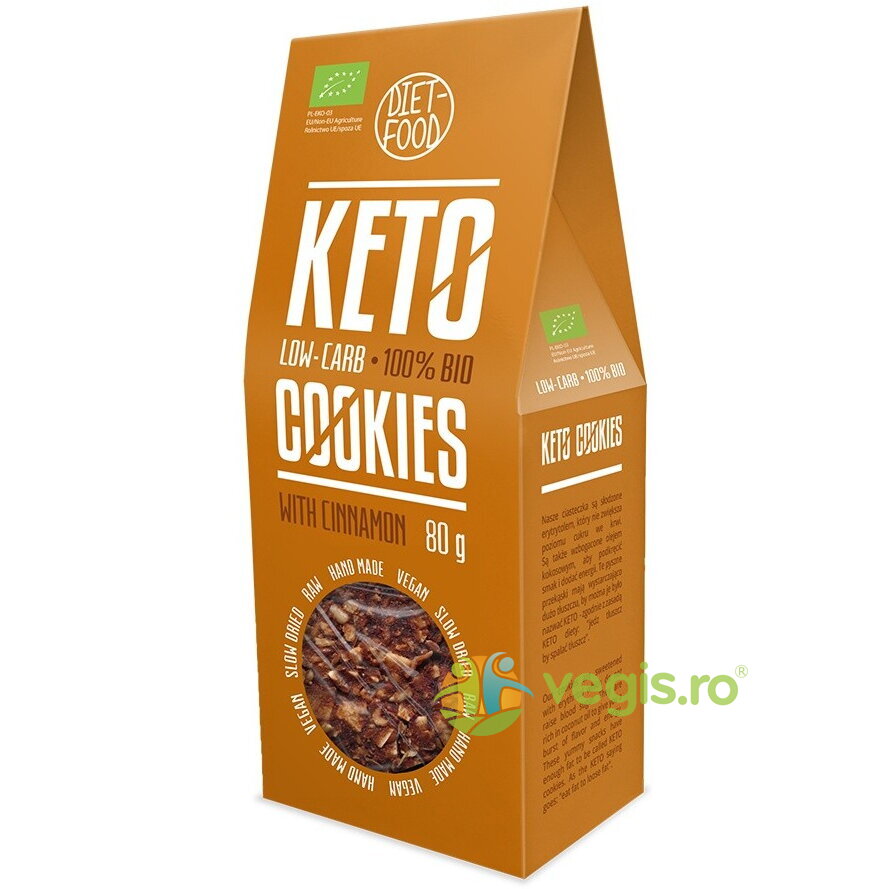 Oferte la Fursecuri Keto Raw cu Scortisoara Ecologice/Bio 80g