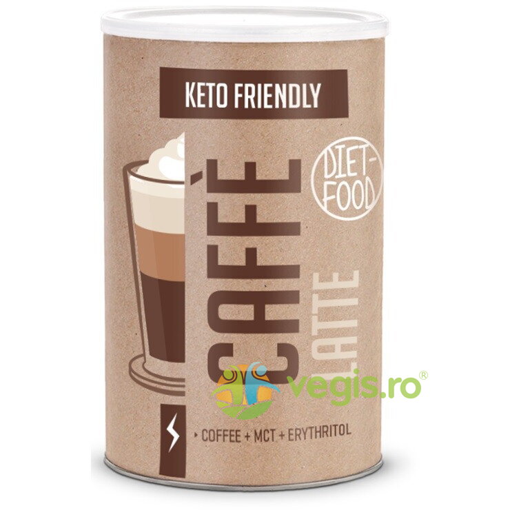 Oferte la Bautura Naturala din Cafea si Ulei MCT Caffe Latte Keto Friendly 300g