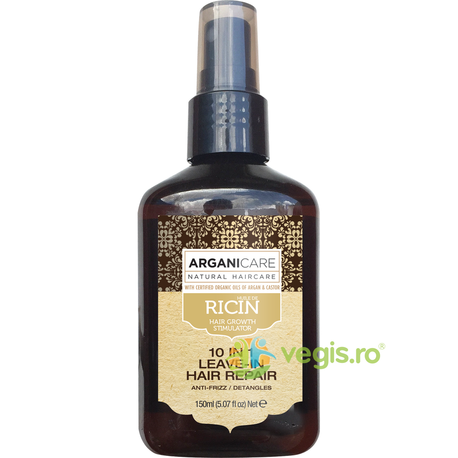 Oferte la Spray Reparator fara Clatire pentru Par 10 in 1 cu Ulei de Ricin 150ml