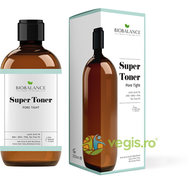 Oferte la Super Toner Pore Tight Antiacneic si Uniformizant pentru Minimizarea Porilor Ten Mixt-Gras 250ml