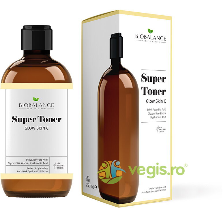 Oferte la Super Toner Glow Skin C Antirid si Iluminator Impotriva Petelor Pigmentare 250ml