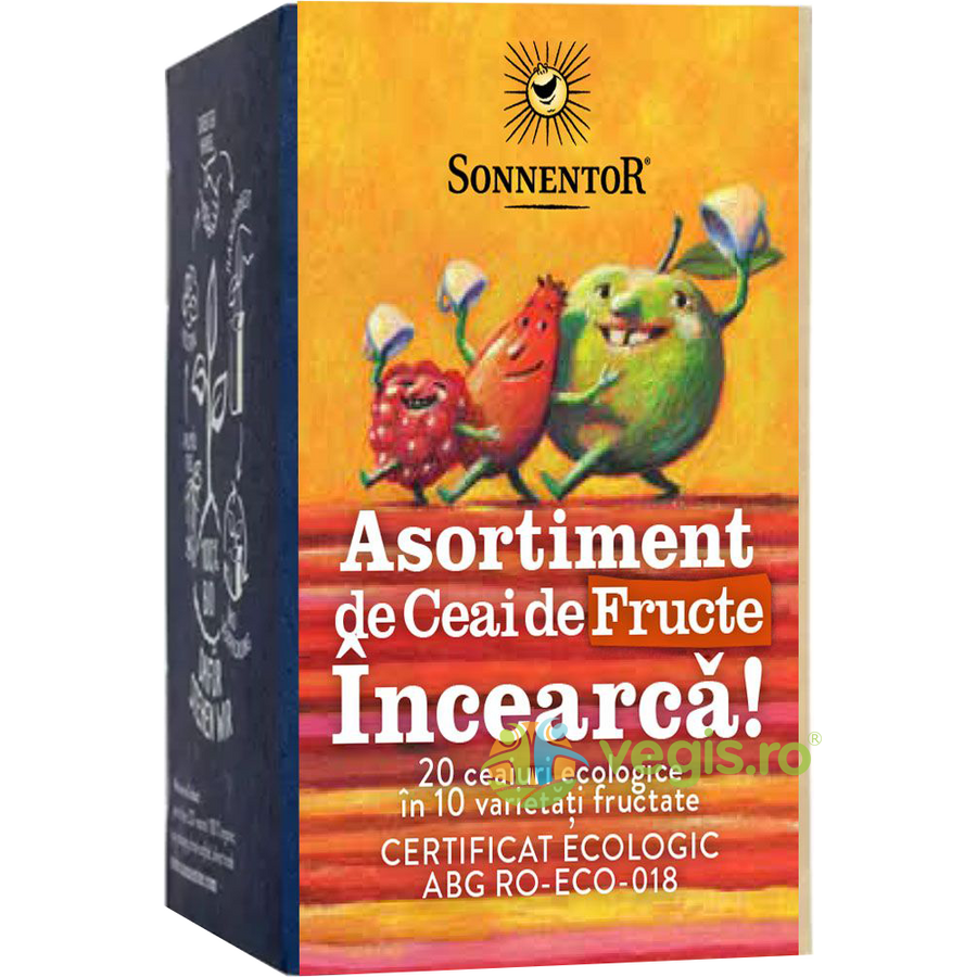 Oferte la Ceai Incearca! Asortiment de Ceai de Fructe Ecologic/Bio 20dz