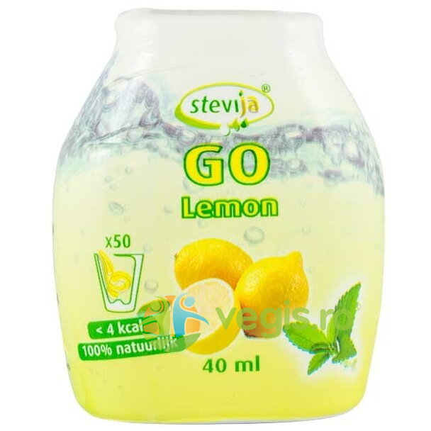 Oferte la Indulcitor pe Baza de Stevie cu Aroma de Lamaie 40ml