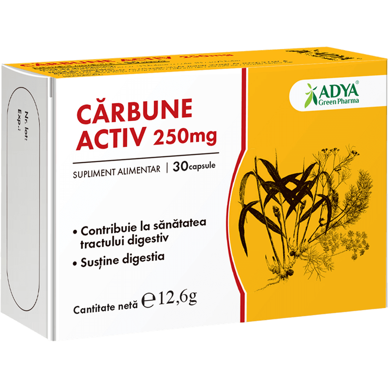 Oferte la Carbune Activ 250mg 30cps