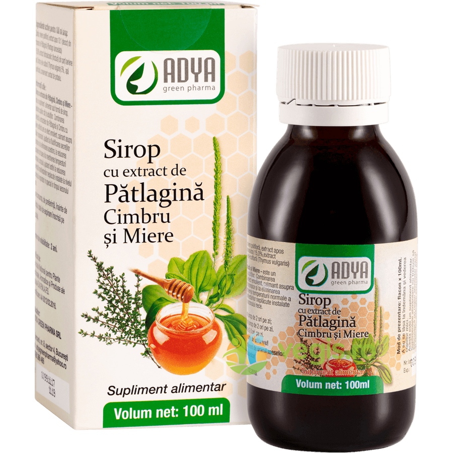 Oferte la Sirop de Patlagina cu Miere si Cimbru 100ml