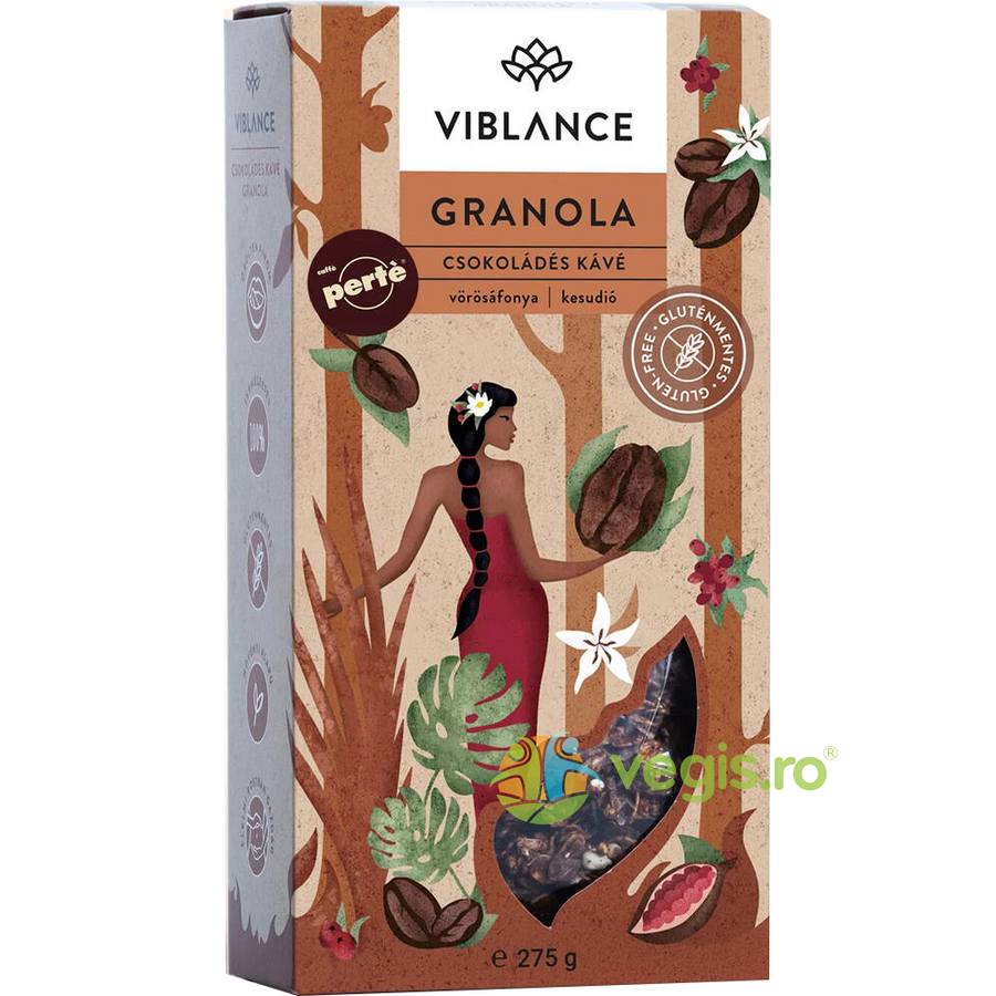 Oferte la Granola cu Cafea si Ciocolata fara Gluten 275g