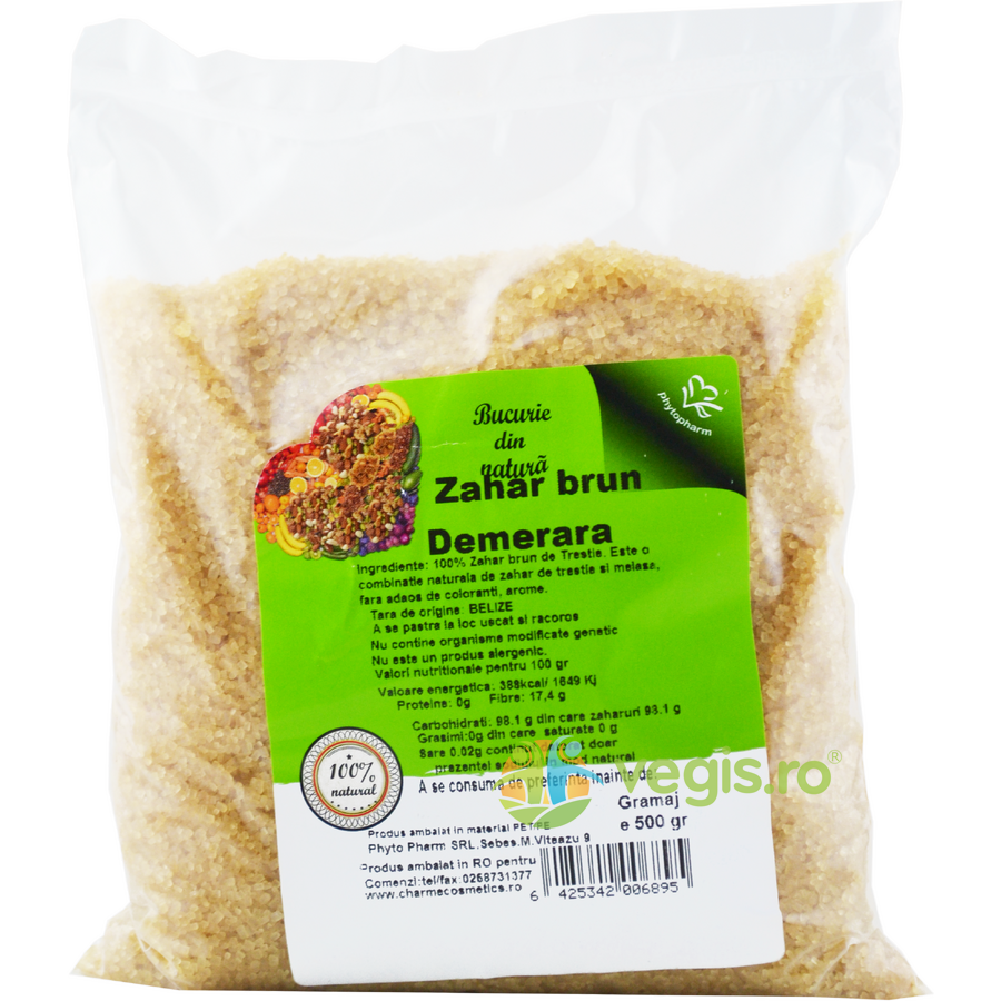 Oferte la Zahar Brun Demerara 500g