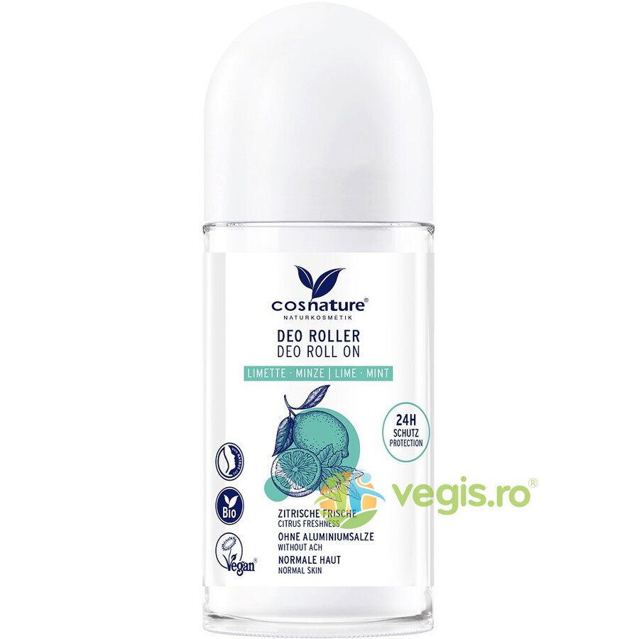 Oferte la Roll-On cu Lime si Menta fara Aluminiu 50ml