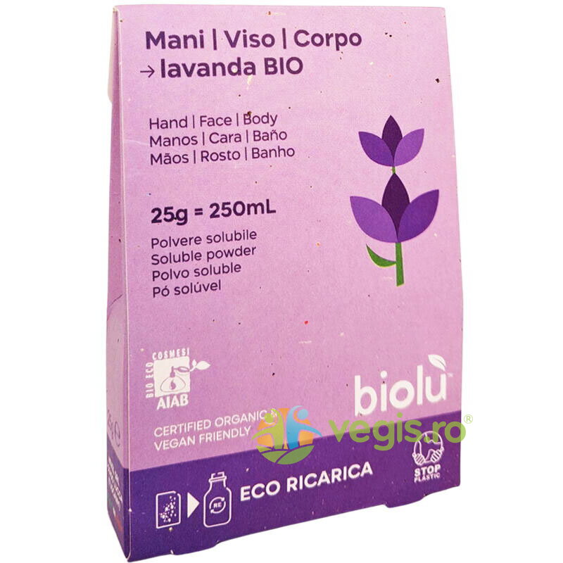Oferte la Sapun Lichid cu Lavanda Eco-Refill Ecologic/Bio 25g