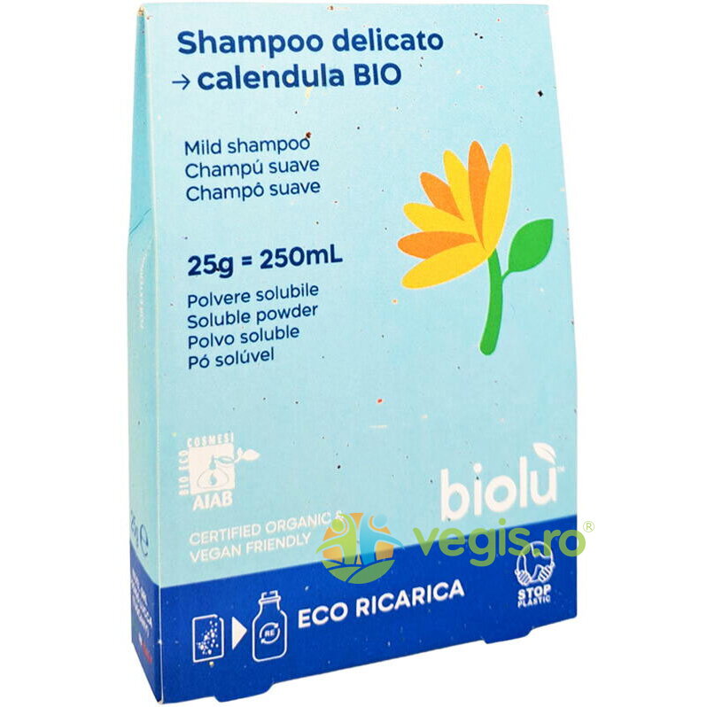 Oferte la Sampon cu Galbenele Eco-Refill Ecologic/Bio 25g