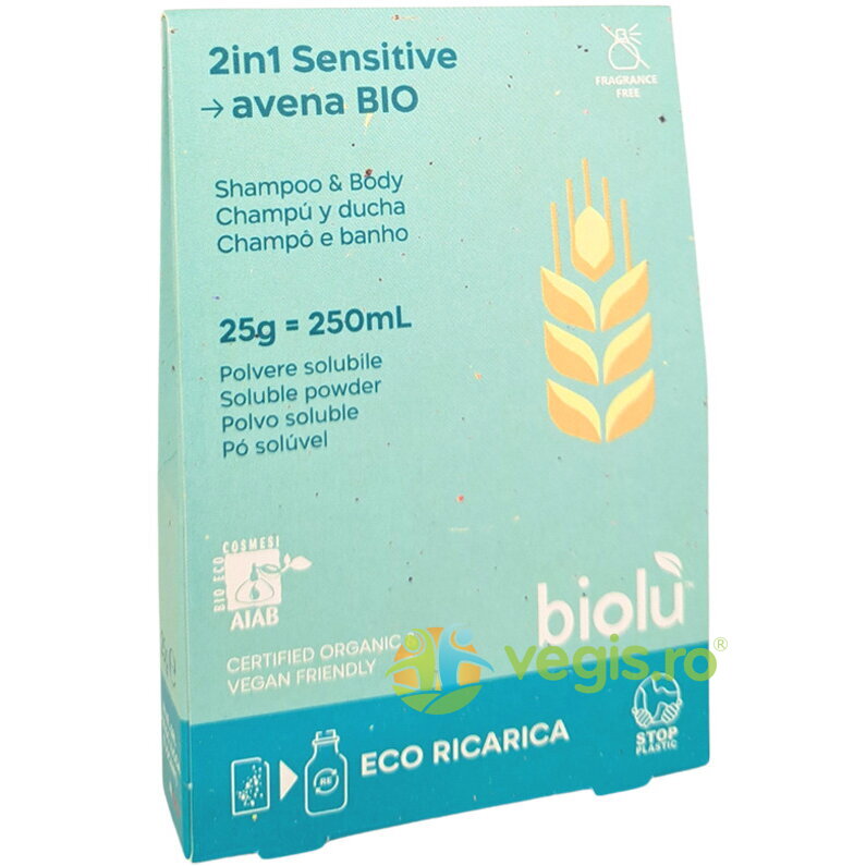 Oferte la Gel de Dus si Sampon Sensitive Eco-Refill Ecologic/Bio 25g