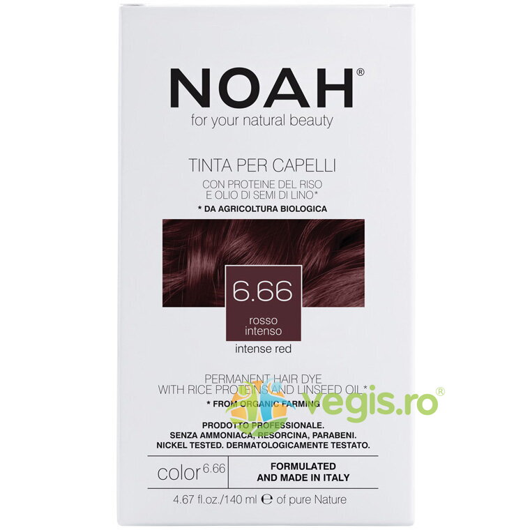 Oferte la Vopsea de Par fara Amoniac - Rosu Intens (6.66) 140ml