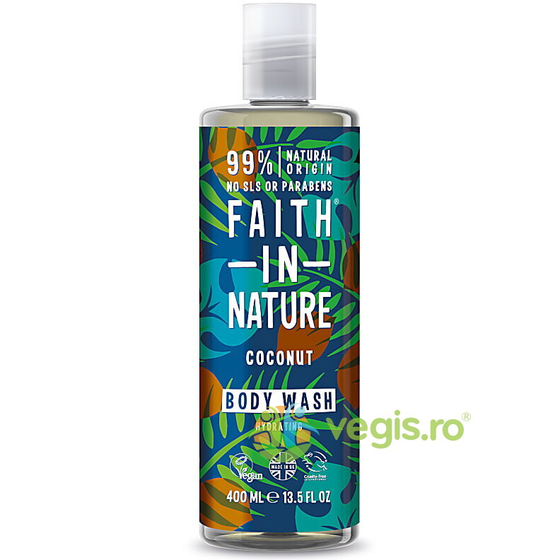 Oferte la Gel de Dus Natural Hidratant cu Cocos 400ml