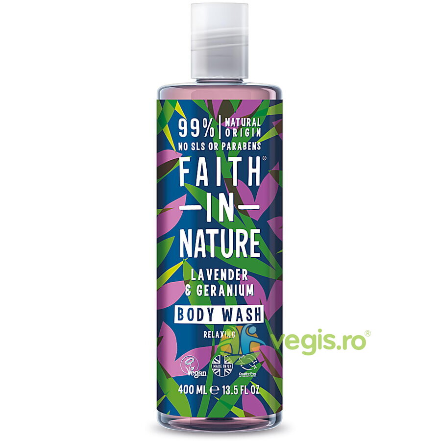 Oferte la Gel de Dus Natural Relaxant cu Lavanda si Muscata 400ml