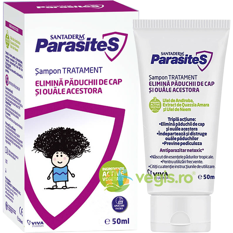 Oferte la Sampon Tratament pentru Paduchi Santaderm 50ml