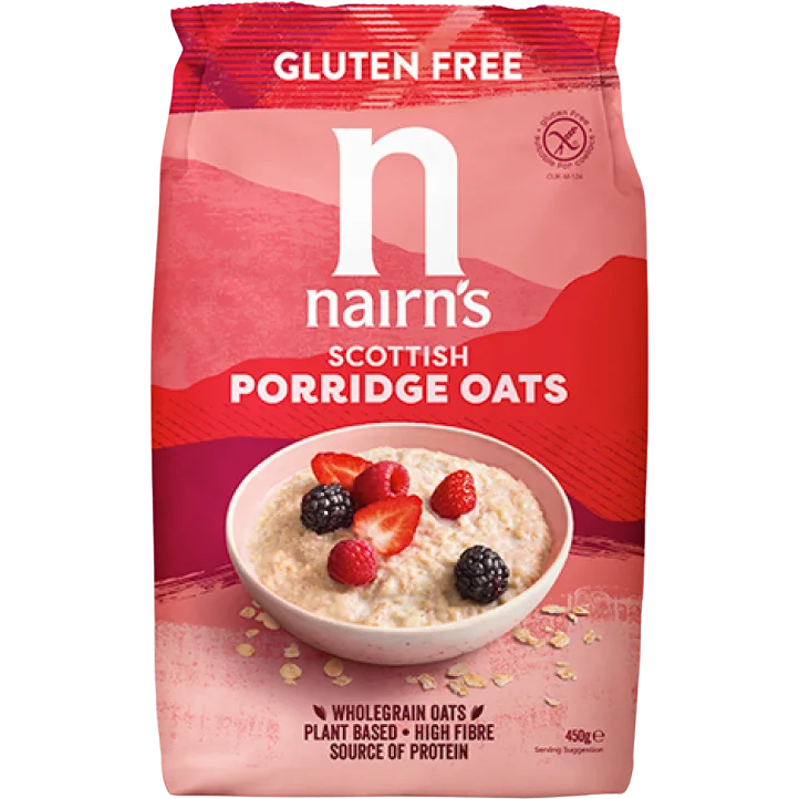 Oferte la Fulgi de Ovaz Integral fara Gluten (Porridge) 450g