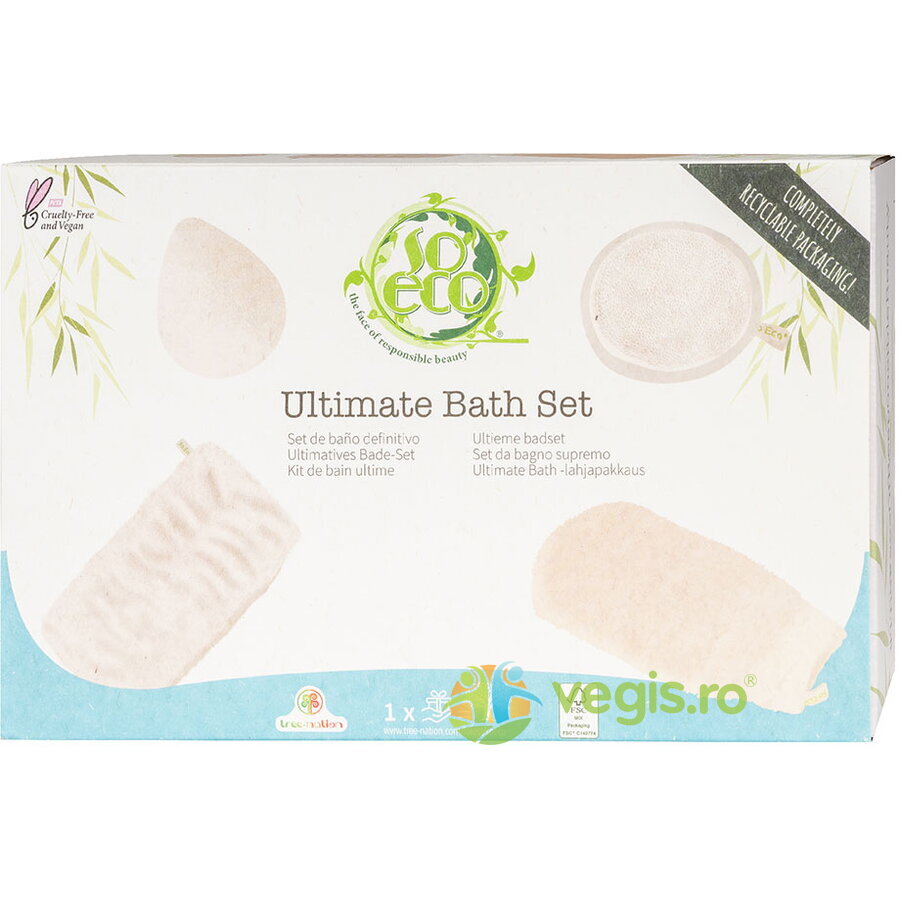 Oferte la Set Ultimate Bath pentru Fata si Corp 4 piese