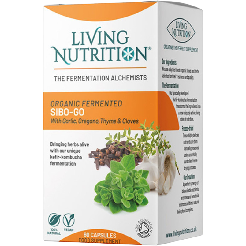 Oferte la Fermented SIBO-GO 700mg cu Oregano, Usturoi si Cimbru 60cps