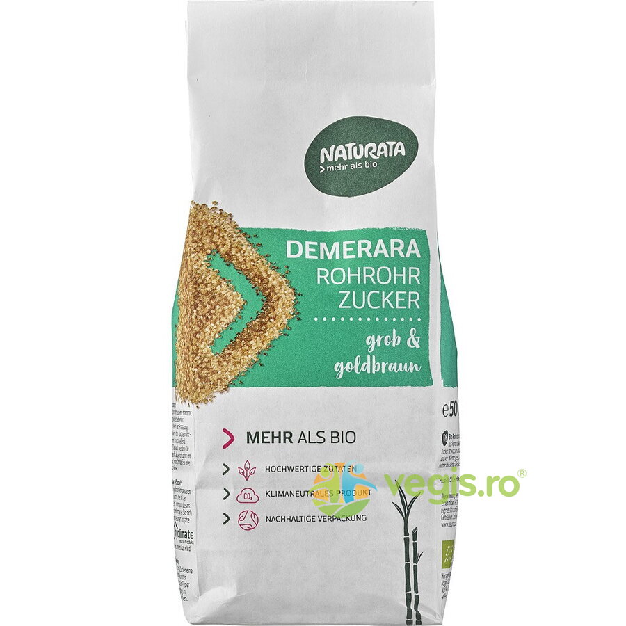 Oferte la Zahar Brut din Trestie Demerara Ecologic/Bio 500g