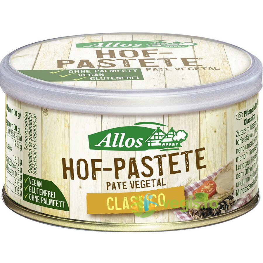 Oferte la Pate Vegetal Clasic fara Gluten Ecologic/Bio 125g