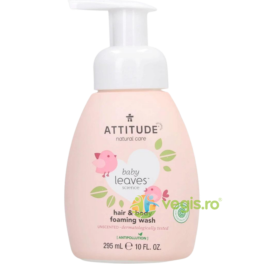 Oferte la Spuma 2in1 pentru Par si Corp fara Miros Baby Leaves 295ml