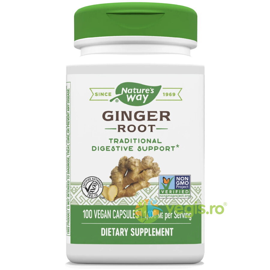 Oferte la Ginger Root 100 capsule vegetale Secom,
