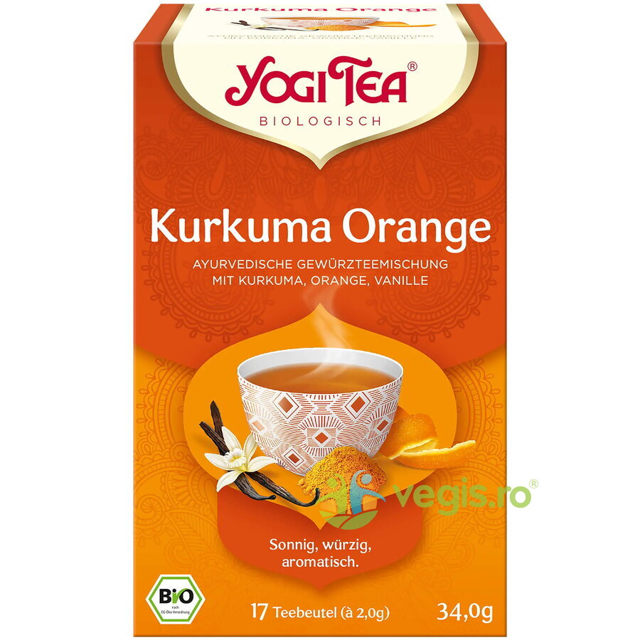 Oferte la Ceai cu Turmeric si Portocale Ecologic/Bio 17dz