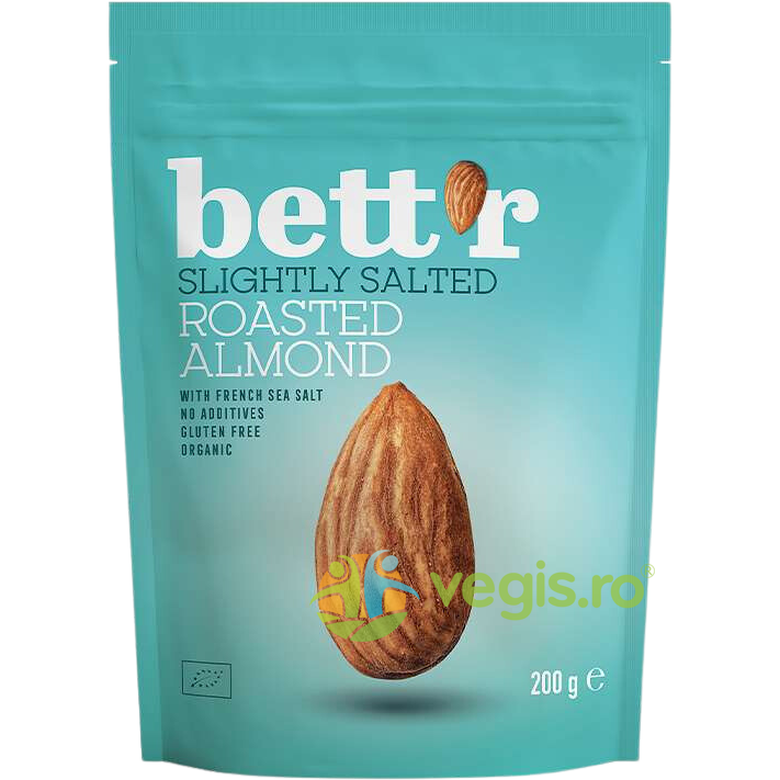 Oferte la Migdale Prajite si Usor Sarate Ecologice/Bio 200g