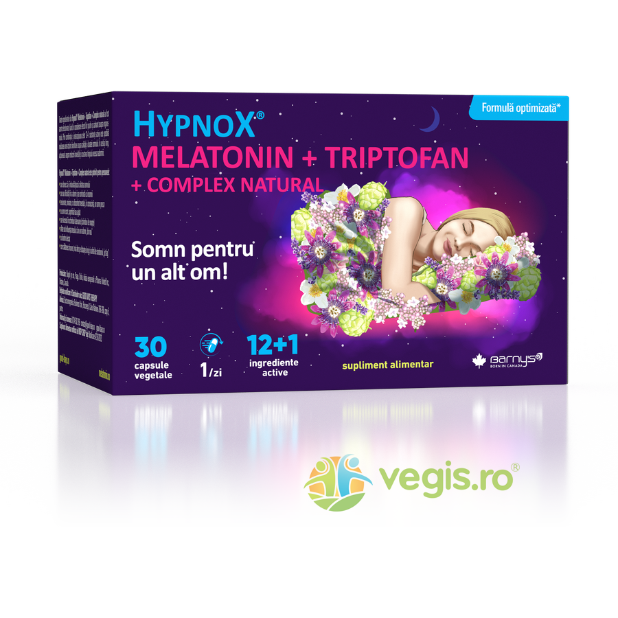 Oferte la Hypnox Melatonin + Triptofan + Complex Natural 30cps vegetale Good Days Therapy,