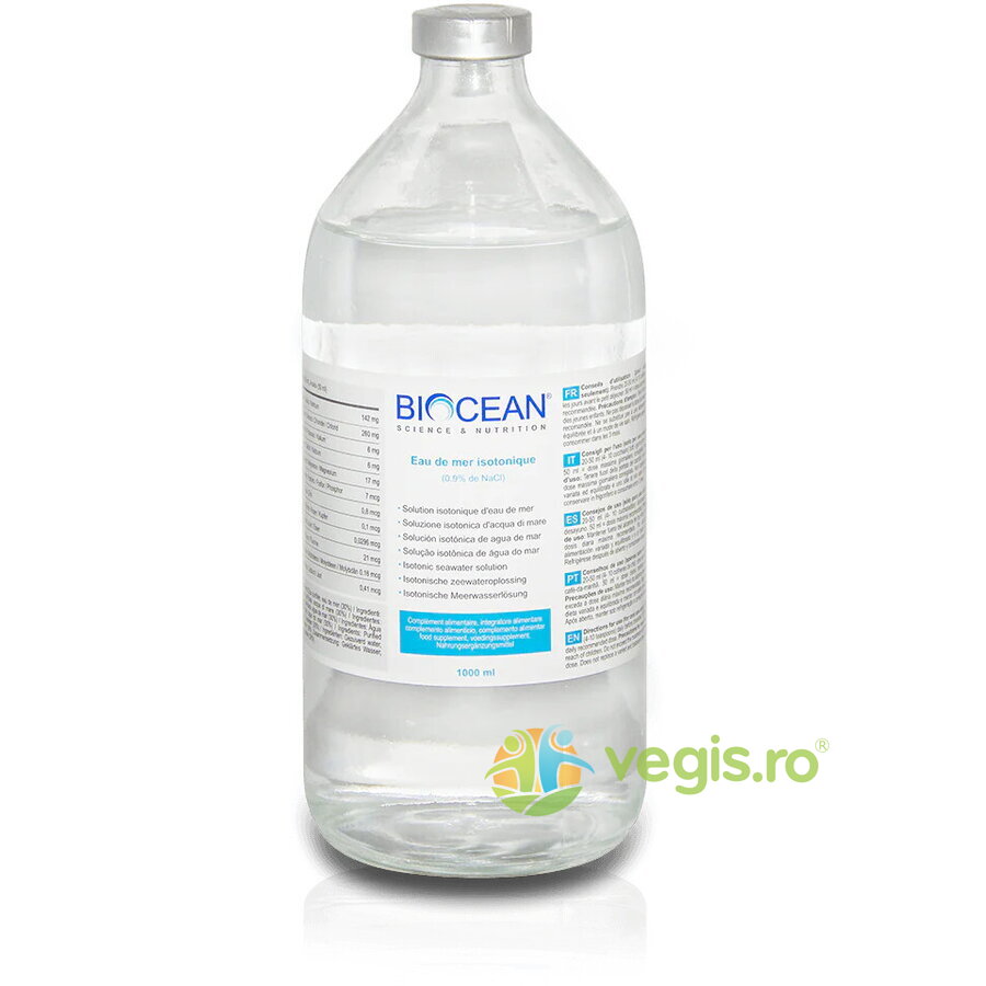 Oferte la Plasma Marina Izotonica - Energie, Hidratare si Nutritie Celulara 1000ml