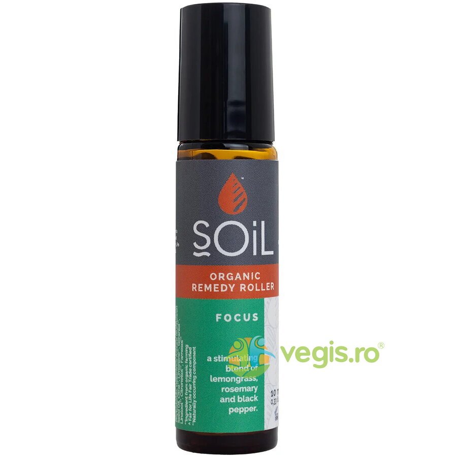 Oferte la Roll-On Focus cu Uleiuri Esentiale Pure (Concentrare) Bio 10ml