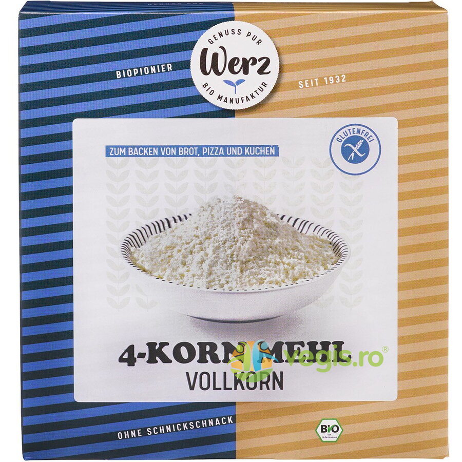 Oferte la Faina Integrala din 4 Cereale fara Gluten Ecologica/Bio 500g