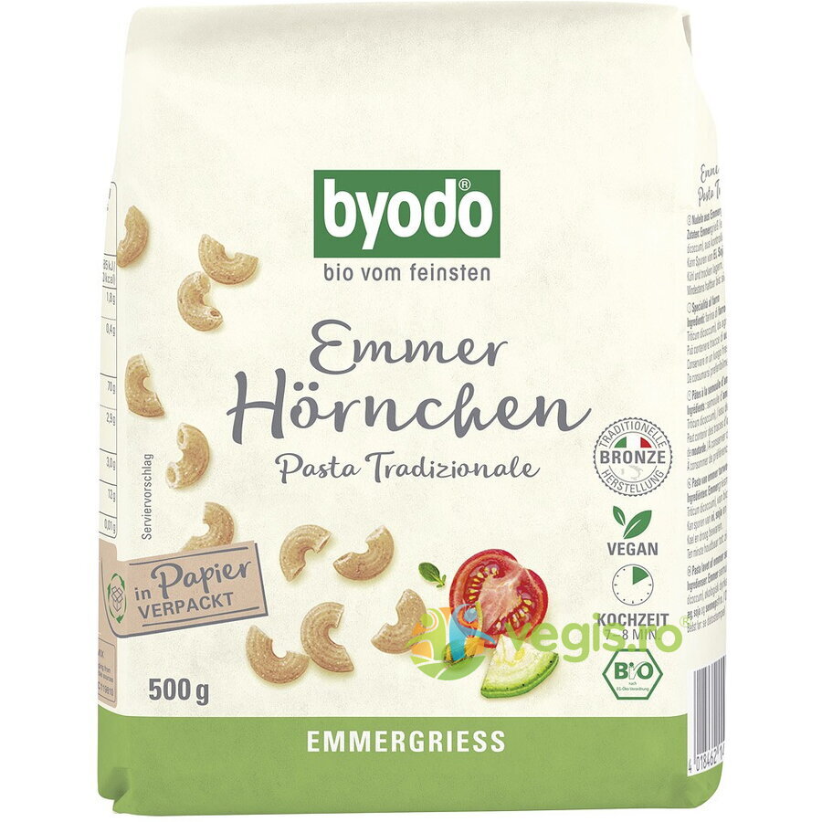Oferte la Paste Melci din Grau Emmer Ecologice/Bio 500g