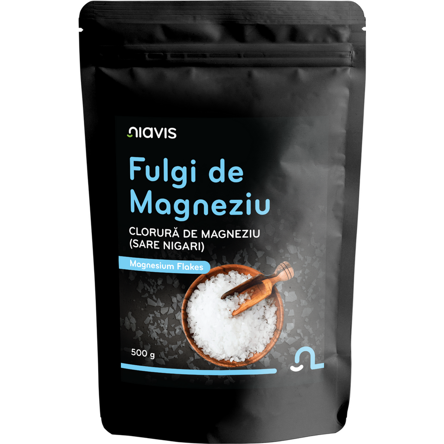 Oferte la Fulgi de Magneziu pentru Baie (Clorura de Magneziu/Sare Nigari) 500g