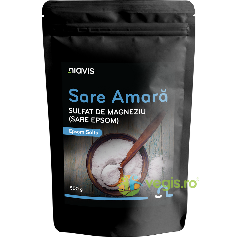 Oferte la Sare Amara (Sulfat de Magneziu/Sare Epsom) 500g