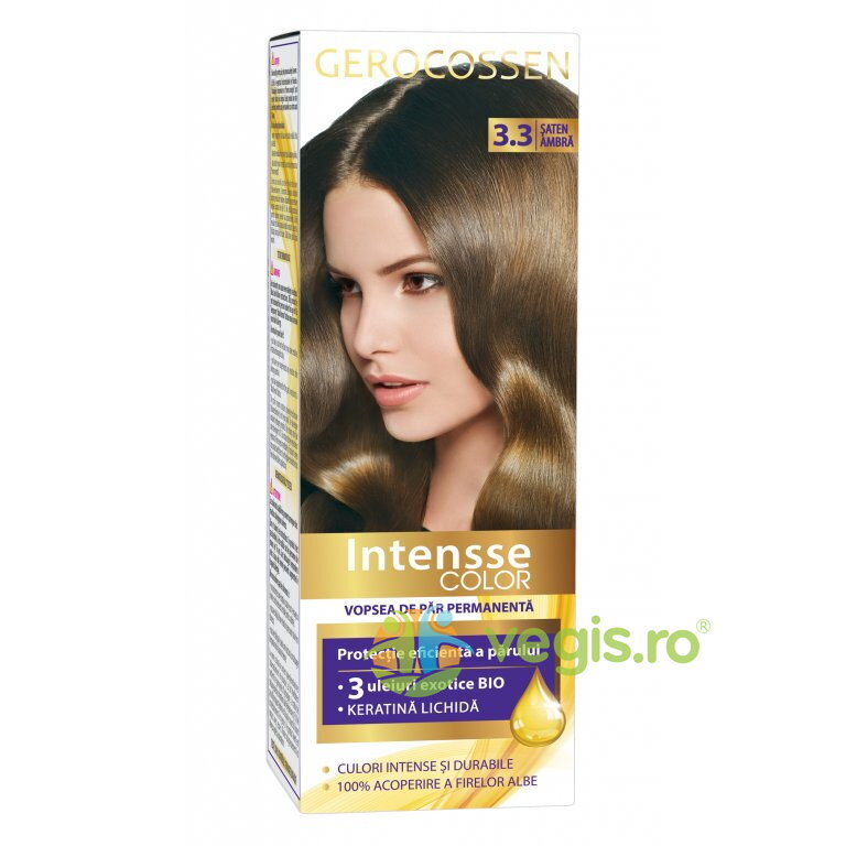 Oferte la Vopsea de Par Intensse Color Nr. 3.3 Saten Ambra 50ml