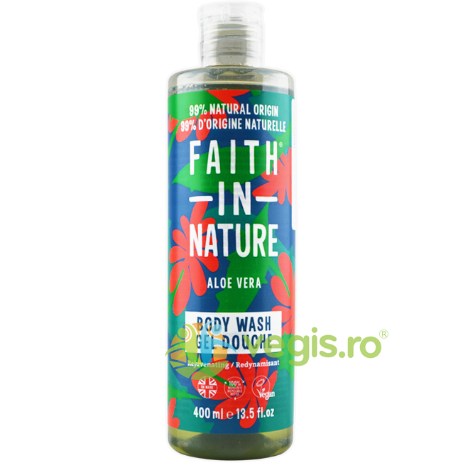 Oferte la Gel de Dus Natural Reparator cu Aloe Vera 400ml