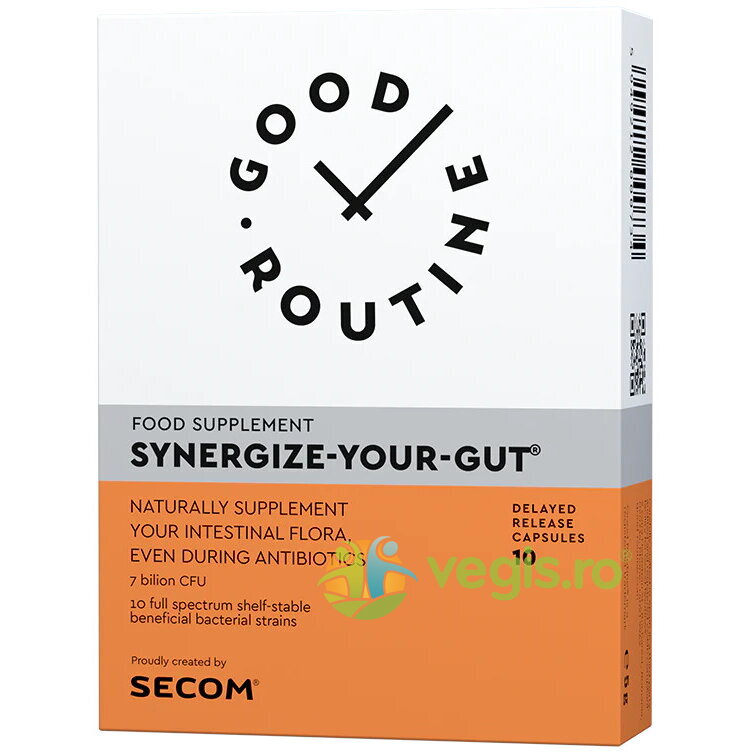 Oferte la Synergize Your Gut 10cps vegetale Secom,
