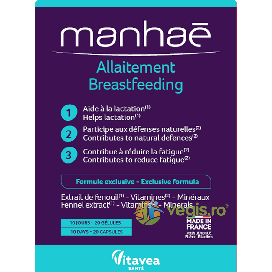 Oferte la Allaitement (Alaptare) 20cps vegetale Vitavea,