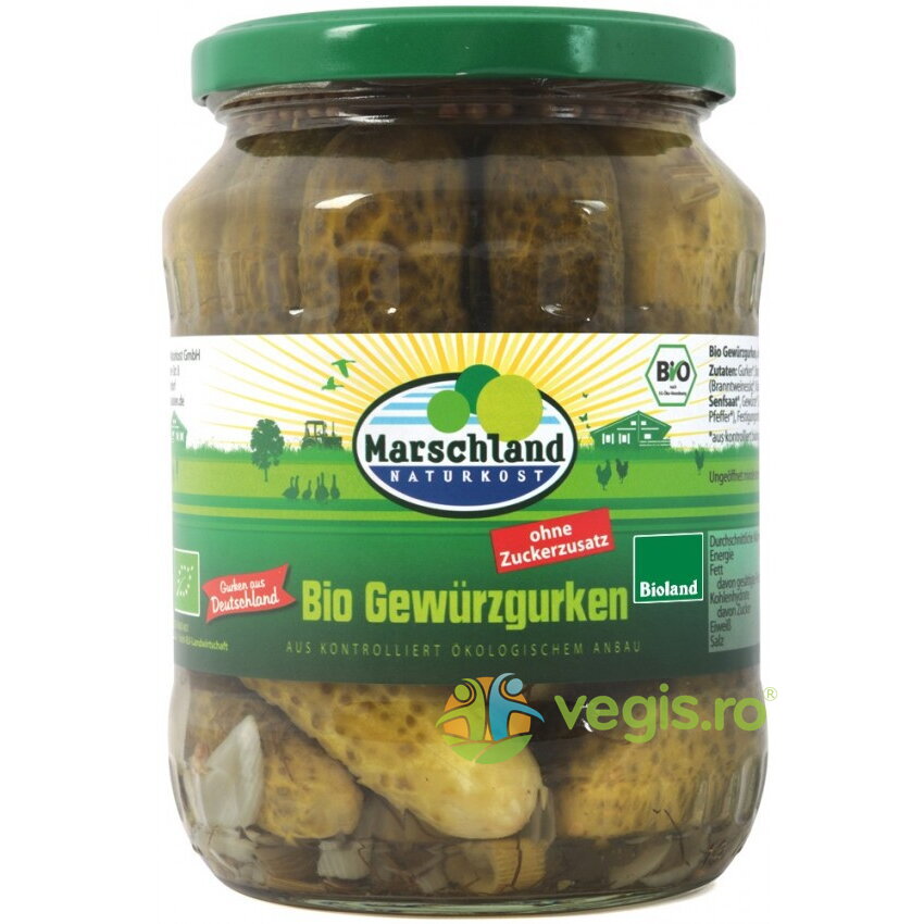 Oferte la Castraveti Condimentati fara Zahar Ecologici/Bio 360g
