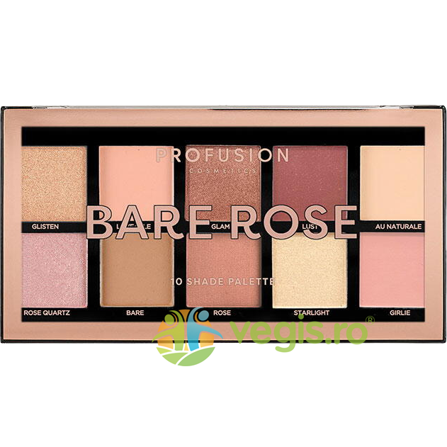 Oferte la Paleta Farduri 10 Nuante Bare Rose 103g