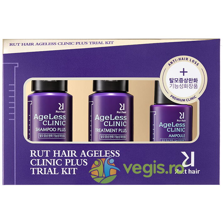 Oferte la Travel Size: Sampon 30ml + Tratament 30ml+ Ser Impotriva Incaruntirii si Caderii Parului 20ml Ageless Clinic