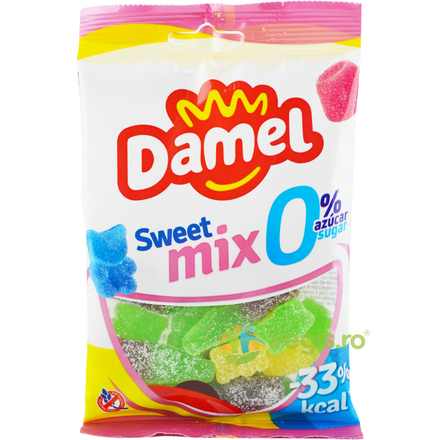 Oferte la Jeleuri Gumate Mix Glazurate fara Zahar Adaugat si fara Gluten 90g