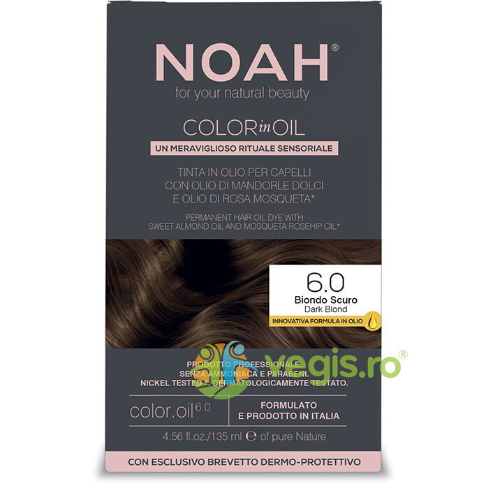 Oferte la Vopsea de Par Permanenta pe Baza de Ulei 6.0 Blond Inchis (Dark Brown) fara Amoniac 135ml