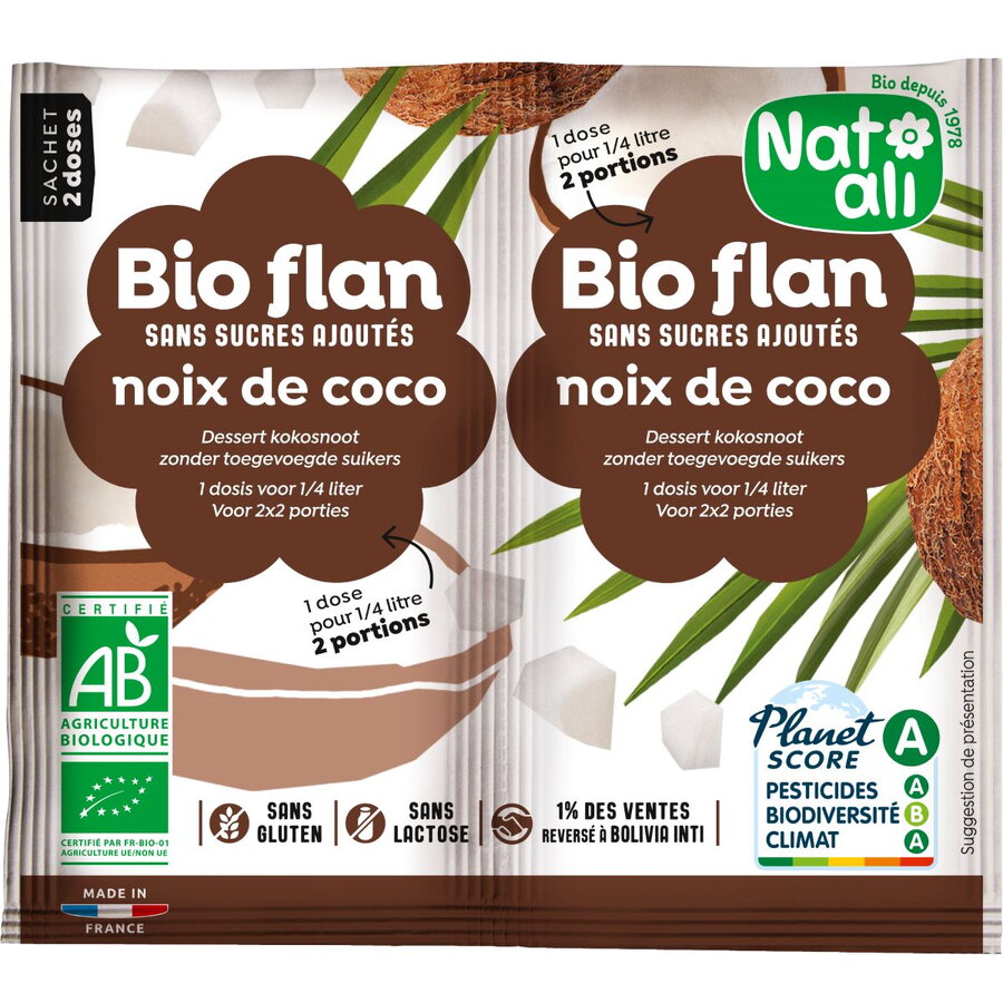 Oferte la Budinca de Cocos fara Zahar Ecologica/Bio 2x5g